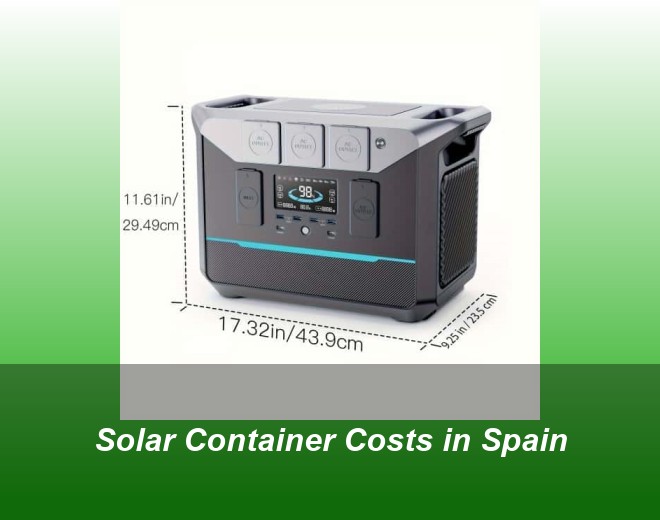 Solar Container Costs in Spain
